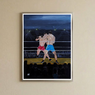 Impressão Em Tela A Pintura Os Boxeadores por Alfred Fox