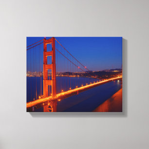Impressão Em Tela A ponte icónica com San Francisco