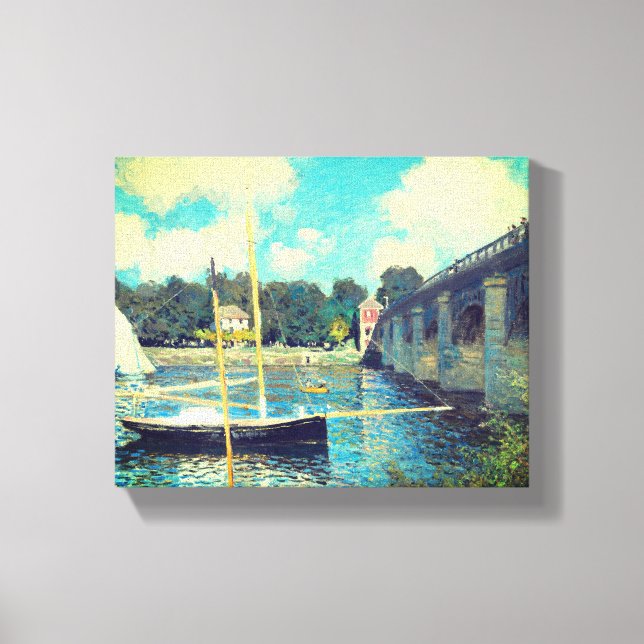 Impressão Em Tela A ponte na Argentina (1874) (Frente)