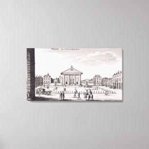 Impressão Em Tela A praça no jardim de Covent, 1647 (gravura)