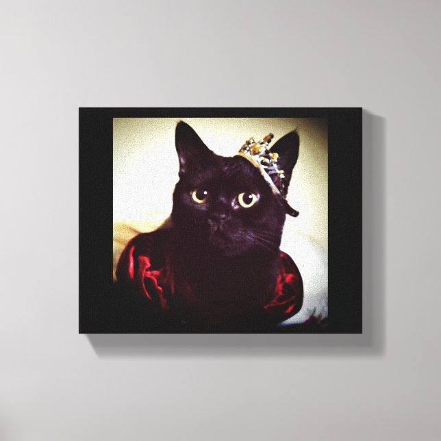 Impressão Em Tela A Princesa Gatinho (Frente)