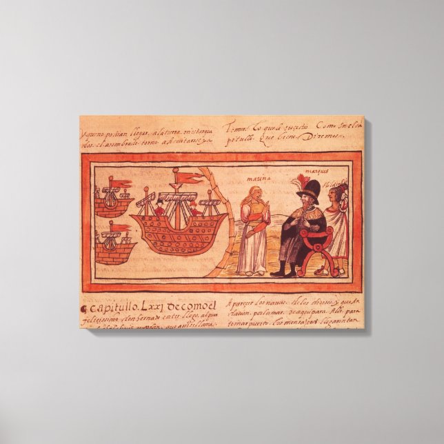 Impressão Em Tela A princesa indiana Malinche ou Dona Marina (Frente)