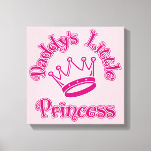 Impressão Em Tela A princesa pequena do pai