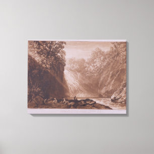 Impressão Em Tela A queda do Clyde, gravada por Charles Turner