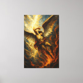 Impressão Em Tela A Queda do Lúcifer
