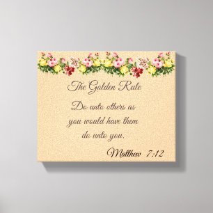 Impressão Em Tela A regra de ouro