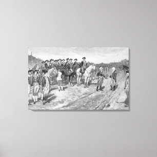 Impressão Em Tela A rendição de Cornwallis em Yorktown