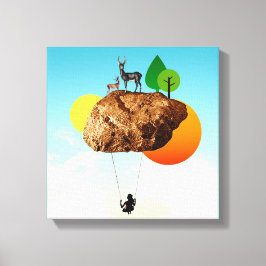 Impressão Em Tela A rocha da nossa existência