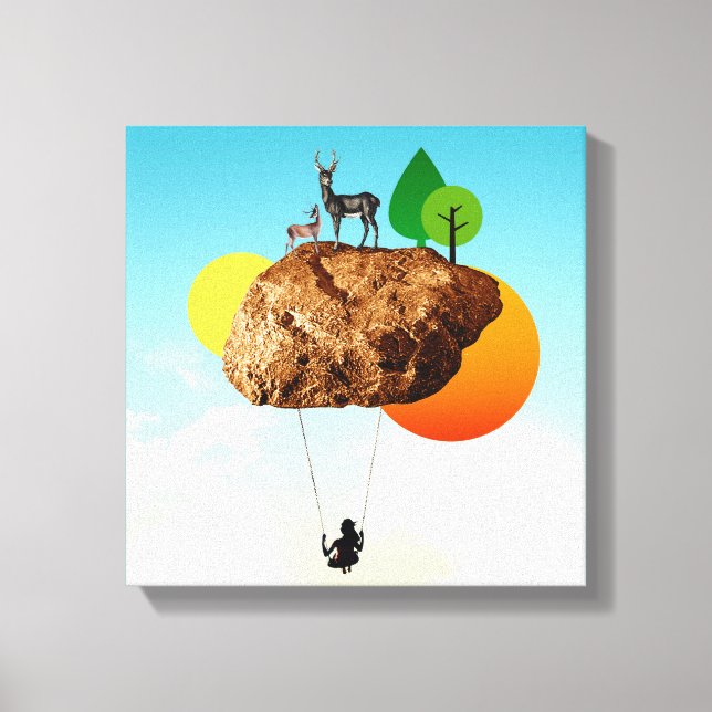 Impressão Em Tela A rocha da nossa existência (Frente)