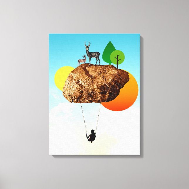 Impressão Em Tela A rocha da nossa existência (Frente)