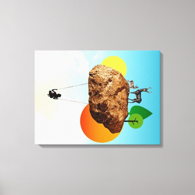 Impressão Em Tela A rocha da nossa existência (Frente)