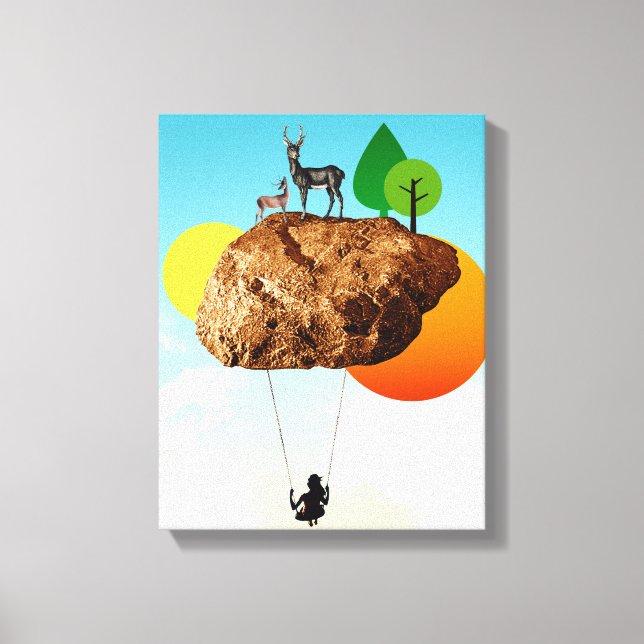 Impressão Em Tela A rocha da nossa existência (Frente)