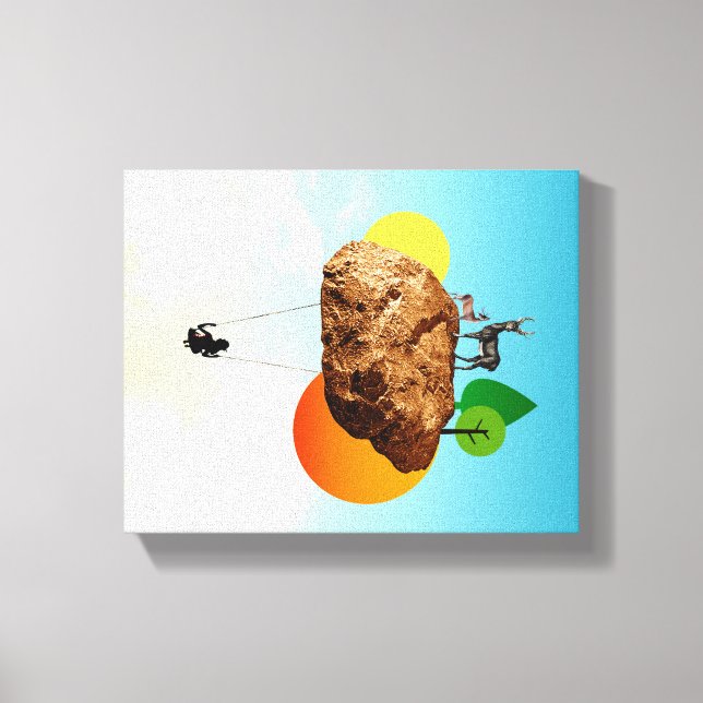 Impressão Em Tela A rocha da nossa existência (Frente)