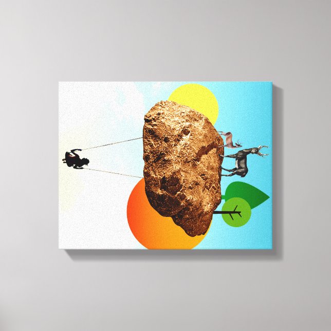 Impressão Em Tela A rocha da nossa existência (Frente)