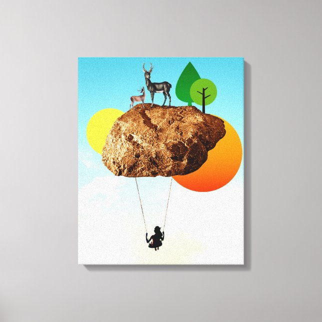 Impressão Em Tela A rocha da nossa existência (Frente)