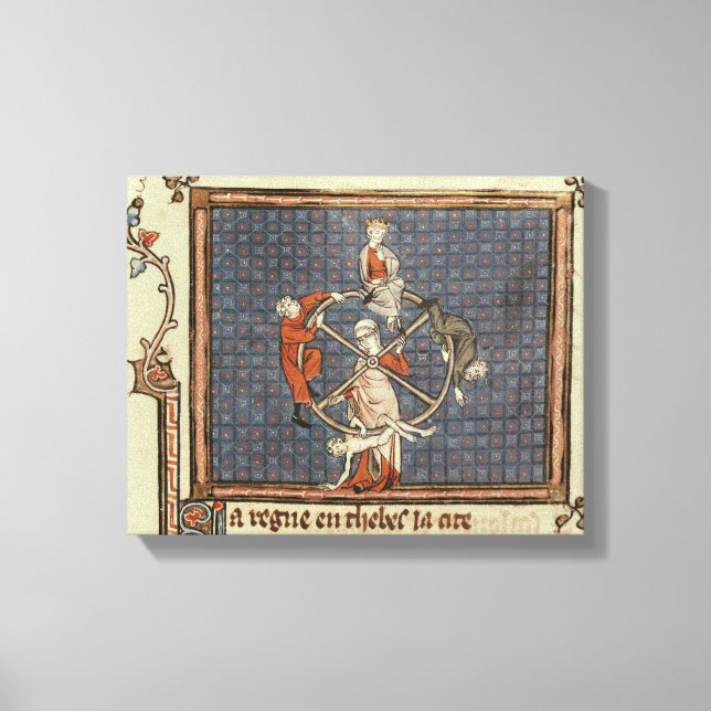 Impressão Em Tela A Roda da Fortuna, de Ovide Moralize (Frente)