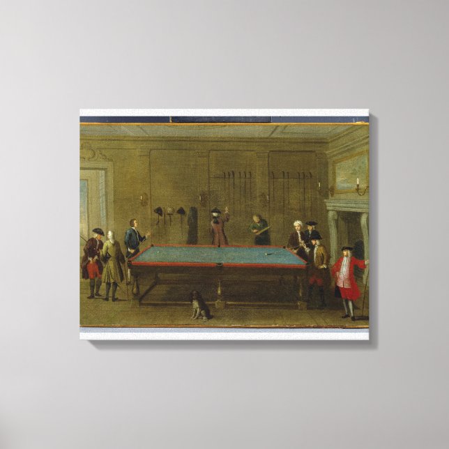 Impressão Em Tela A Sala Bilhar (óleo na canvas) (Frente)