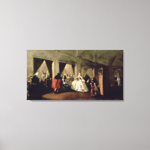 Impressão Em Tela A sala de estar do convento de San Zaccaria (óleo