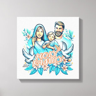 Impressão Em Tela A Santa Família