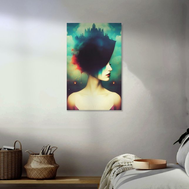 Impressão Em Tela A Senhora do Castelo (Criador carregado)