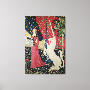 Impressão Em Tela A Senhora e o Unicórnio: "Ao meu único desejo"