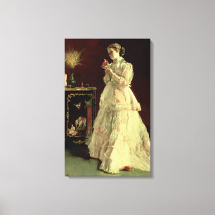 Impressão Em Tela A senhora no rosa, 1867