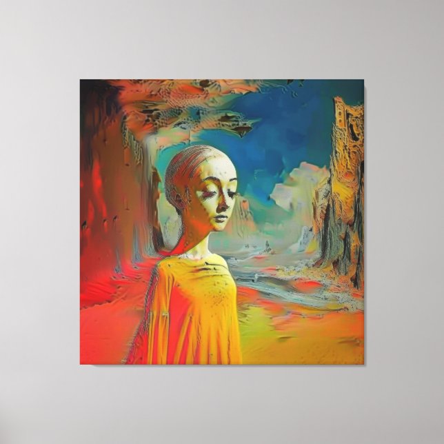 Impressão Em Tela A surreal de tudo (Frente)