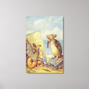 Impressão Em Tela A Tartaruga Mock e o Griffin