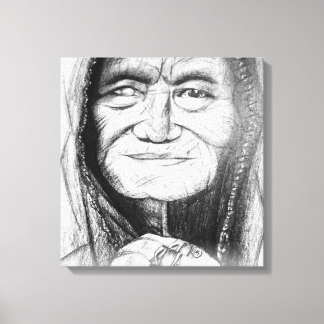 Impressão Em Tela A tela Cailleach é impressa (Frente)