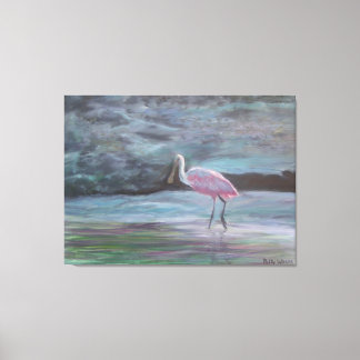 Impressão Em Tela A tela de impressão "Spoonbill" lida na Flórida