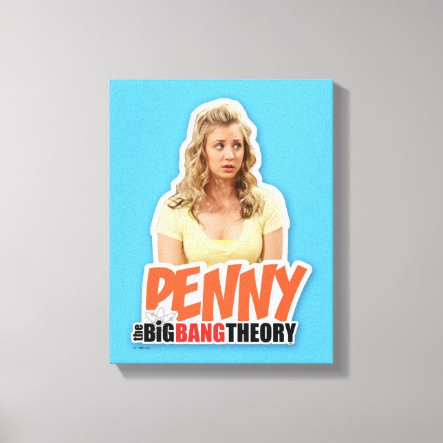 Impressão Em Tela A Teoria do Big Bang | Penny (Frente)
