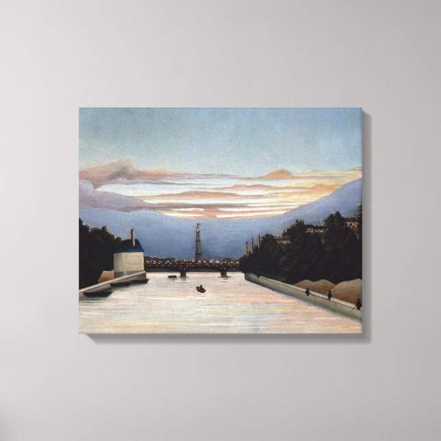 Impressão Em Tela A Torre Eiffel | Henri Rousseau (Frente)