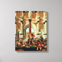 A Tragédia de Lucretia de Sandro Botticelli