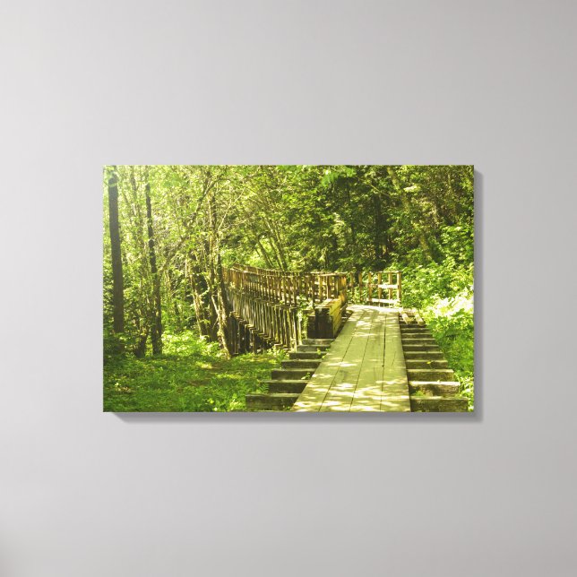 Impressão Em Tela A Trilha de Flume (Frente)