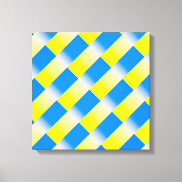 Impressão Em Tela A Ucrânia Azul e Amarela inspirou a paz contra a g