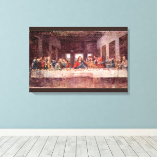 Impressão Em Tela A última ceia por Leonardo da Vinci, renascimento