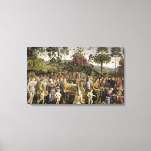 Impressão Em Tela A viagem de Moses, c.1481-83