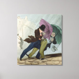 Impressão Em Tela A viagem do guarda-chuva, 'de Flibustiers