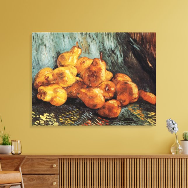 Impressão Em Tela A vida com o Quince Pears de Vincent van Gogh (Insitu(Sala de estar))
