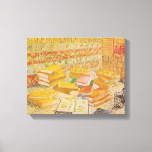 Impressão Em Tela A vida com os romances franceses   Vincent Van Gog