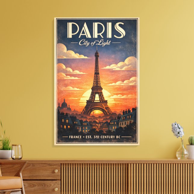 Impressão Em Tela A vida em Paris (Insitu(Sala de estar))