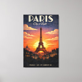 Impressão Em Tela A vida em Paris