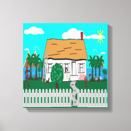 Impressão Em Tela A Vida Na Praia