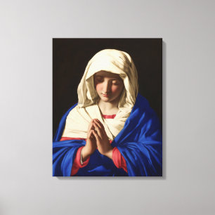 Impressão Em Tela A Virgem Maria em Oração