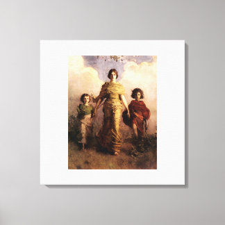 Impressão Em Tela abbot hander filho Thayer virgem