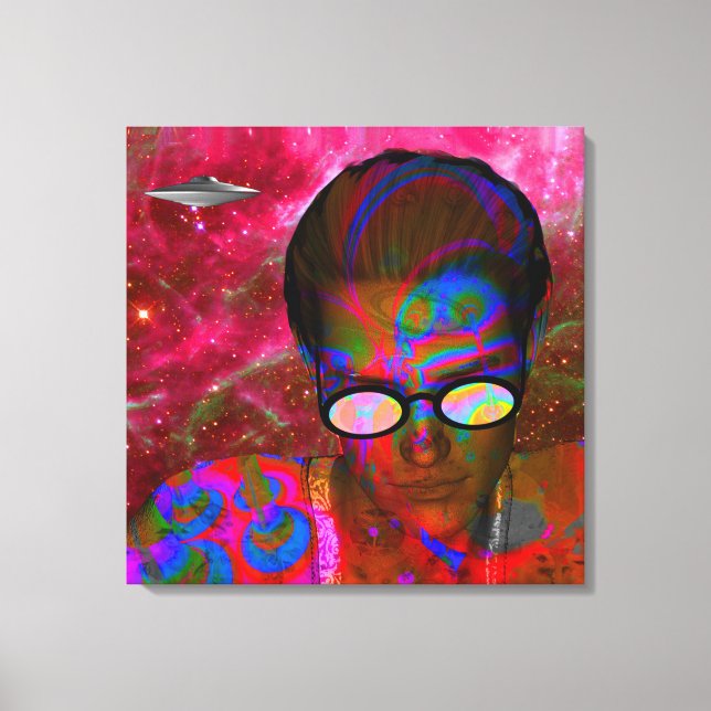 Impressão Em Tela Abdução de alienígenas (Frente)