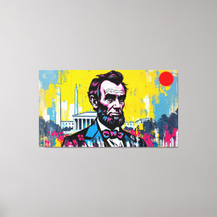 IMPRESSÃO EM TELA ABE LINCOLN