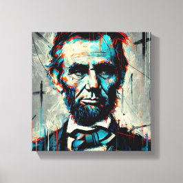 IMPRESSÃO EM TELA ABE LINCOLN 16º PRESIDENTE DOS EUA 2