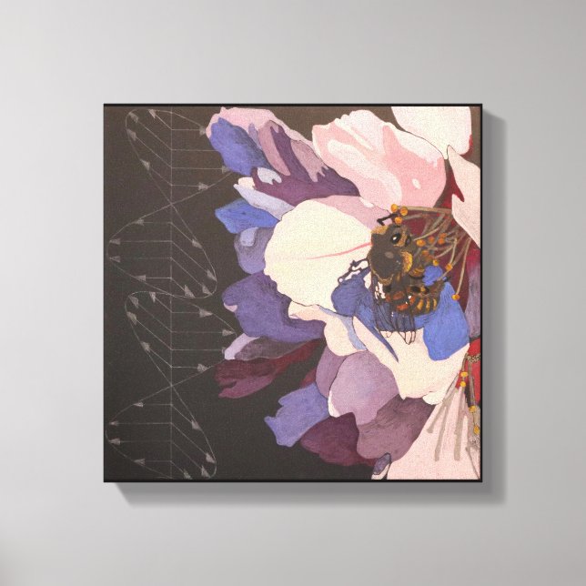 Impressão Em Tela Abelhas e Luz Polarizada (Frente)