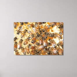 Impressão Em Tela Abelhas na Fazenda de mel do Arlo